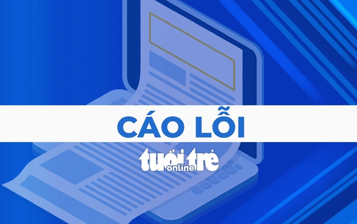 Cáo lỗi - Ảnh 1.