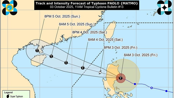 Bão Matmo đổ bộ miền bắc Philippines - Ảnh 1.