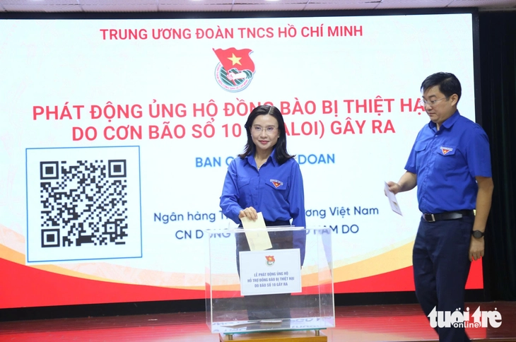 Rapper Double2T cùng tuổi trẻ cả nước quét QR ủng hộ đồng bào bị thiệt hại do bão Bualoi - Ảnh 4.