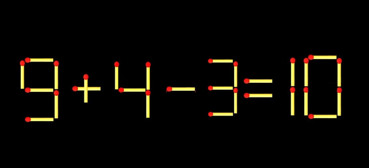 Thử tài IQ: Di chuyển một que diêm để 9+43=18 thành phép tính đúng - Ảnh 1.