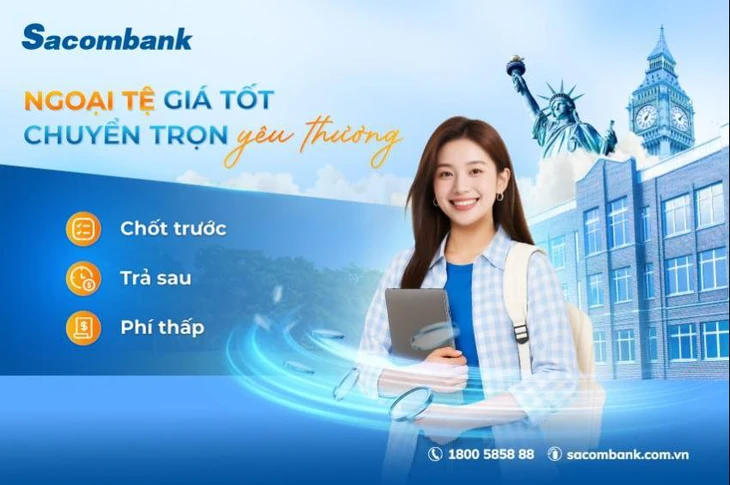 Chủ động nắm bắt tỉ giá - Giải pháp tài chính thông minh từ Sacombank - Ảnh 1.