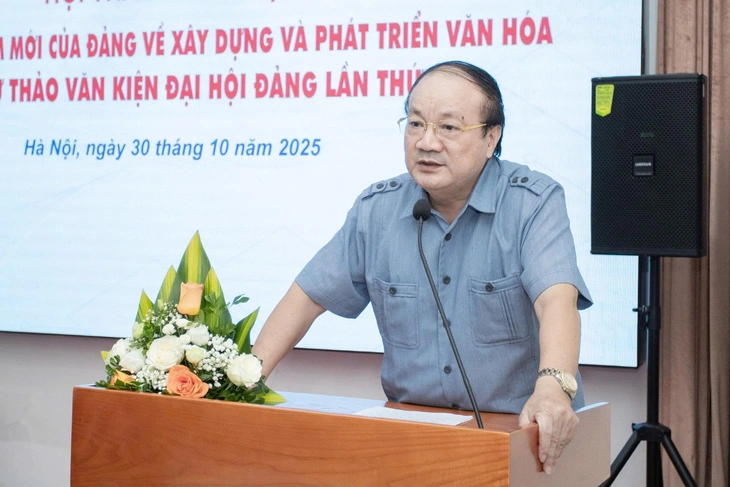 Góp ý văn kiện Đại hội Đảng XIV: đề xuất tăng đầu tư cho văn hóa - Ảnh 1. Góp ý văn kiện Đại hội Đảng XIV: Đề xuất tăng đầu tư cho văn hóa - Ảnh 1.