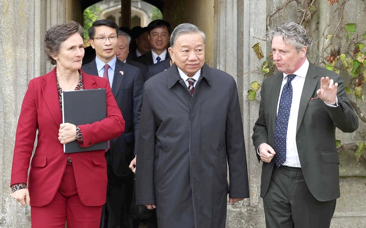 Tổng Bí thư Tô Lâm và Phu nhân kết thúc tốt đẹp chuyến thăm chính thức Anh - Ảnh 5.