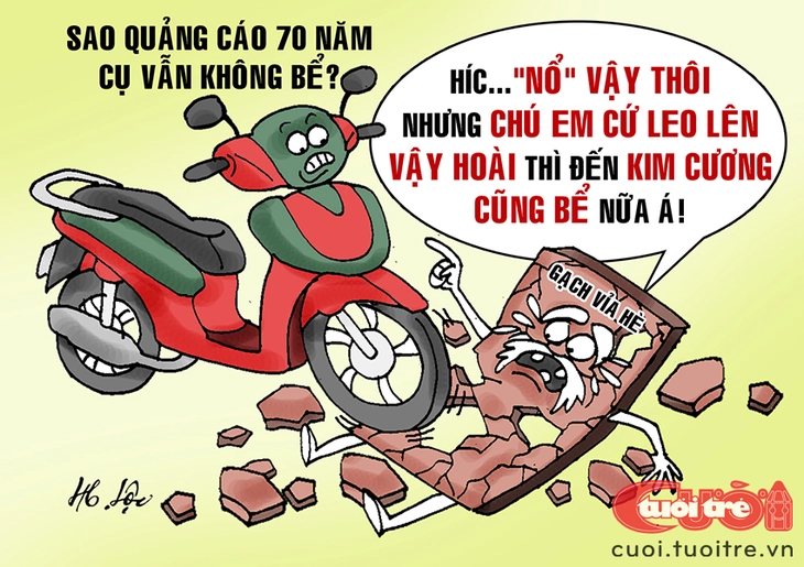 Cụ vỉa hè 70 năm tuổi 'ra đi' sớm vì xe máy, ô tô - Ảnh 1.