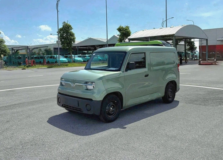 VinFast EC Van lộ ảnh khoang chở hàng: Dung tích 2.600 lít, tải trọng 600kg, không có cửa lùa - Ảnh 1.