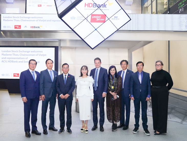 Lãnh đạo HDBank thăm Sàn giao dịch chứng khoán London  - Ảnh 1.