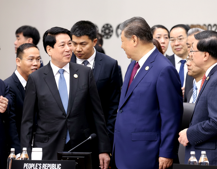 Chủ tịch nước Lương Cường gặp Tổng Bí thư, Chủ tịch Trung Quốc - Ảnh 1.