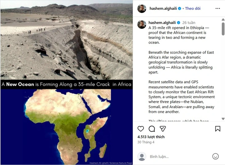 Có phải một đại dương mới đang hình thành ở châu Phi? - Ảnh 2.