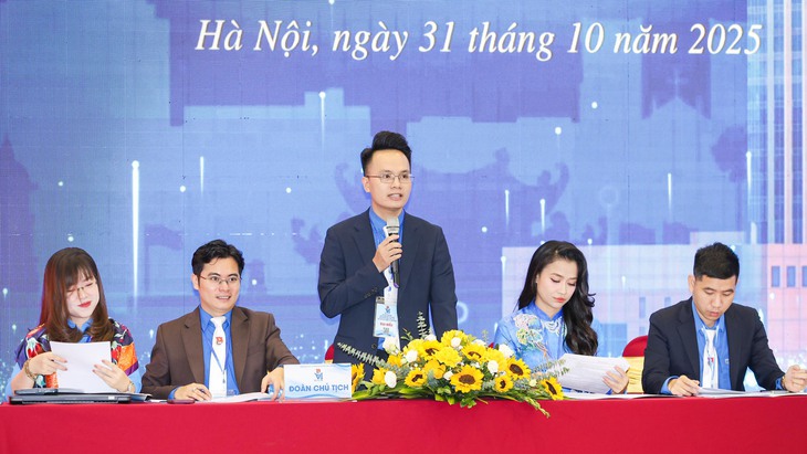 AI đọc rap khuấy động Đại hội Đoàn Thanh niên VTV - Ảnh 4.