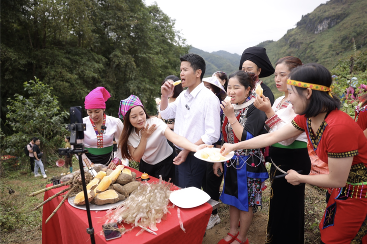 Livestream bán được hơn 300 tấn sâm đất cho dân tộc vùng cao, thiểu số - Ảnh 1. Livestream bán được hơn 300 tấn sâm đất cho dân tộc vùng cao, thiểu số - Ảnh 1.