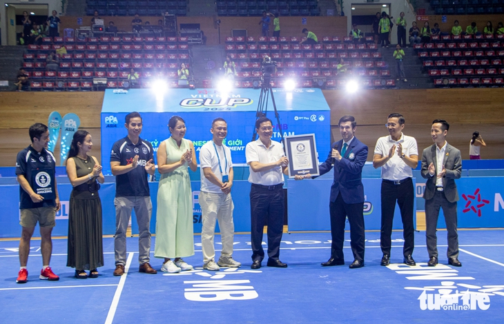 PPA Tour Asia 2025 tại Đà Nẵng chính thức lập kỷ lục Guinness với 7.916 người tham dự - Ảnh 2.