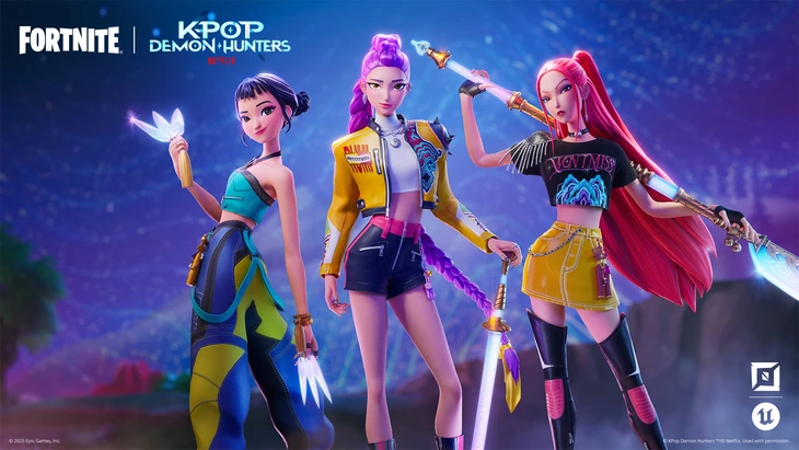 K-pop Demon Hunters của Netflix chính thức đổ bộ tựa game Fortnite - Ảnh 1.