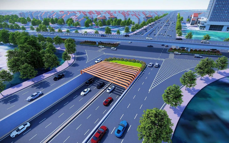 Hà Nội rào chắn nhiều nơi trên đường Đàm Quang Trung, Cổ Linh để thi công hầm kín, hầm hở - Ảnh 2.