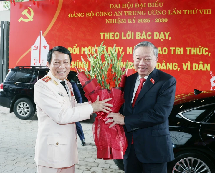 Tổng Bí thư Tô Lâm dự Đại hội đại biểu Đảng bộ Công an Trung ương lần thứ VIII - Ảnh 1.