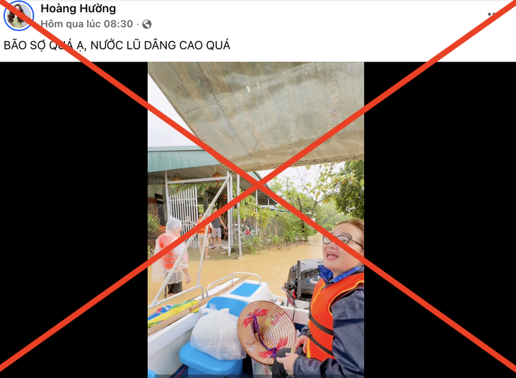 Bị khởi tố, bắt tạm giam, bà Hoàng Hường vẫn đang làm từ thiện trên Facebook? - Ảnh 1.