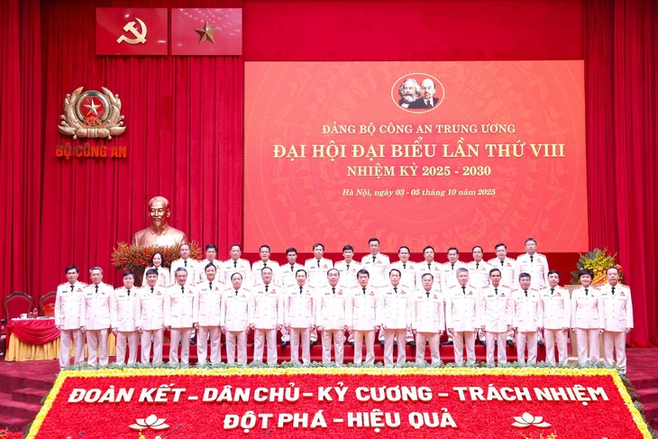 Bế mạc Đại hội đại biểu Đảng bộ Công an Trung ương lần thứ VIII - Ảnh 1.