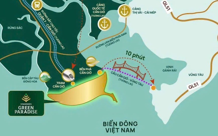 Vingroup đề xuất cầu vượt biển Cần Giờ - Vũng Tàu, TP.HCM giao Sở Tài chính nghiên cứu  - Ảnh 4.