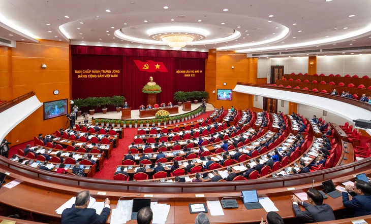 Tổng Bí thư Tô Lâm: Tuyệt đối không để lọt người cơ hội, bè phái vào Trung ương Đảng khóa XIV - Ảnh 3.