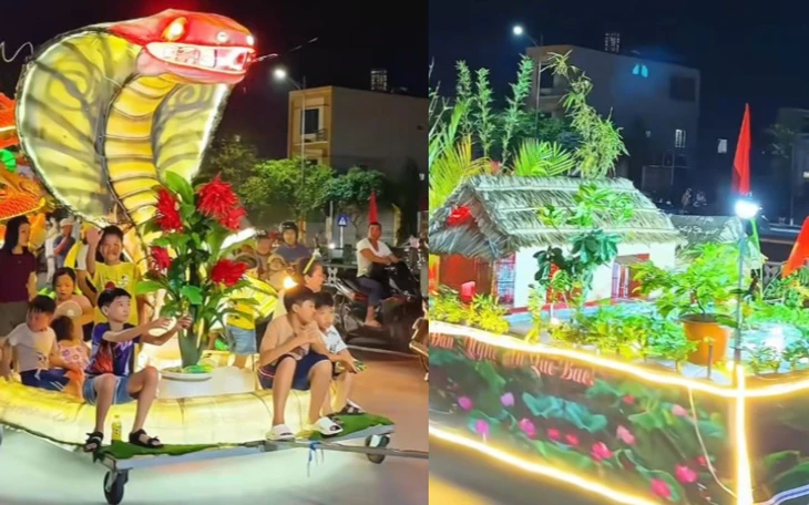 1.400 trẻ em vùng biển thích thú xem diễn võ, múa lân dịp Trung thu - Ảnh 8.