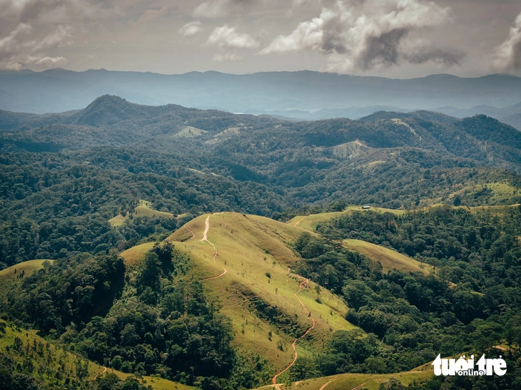 Đường dẫn vào 'cung đường trekking đẹp nhất Việt Nam' như ruộng cày - Ảnh 4.