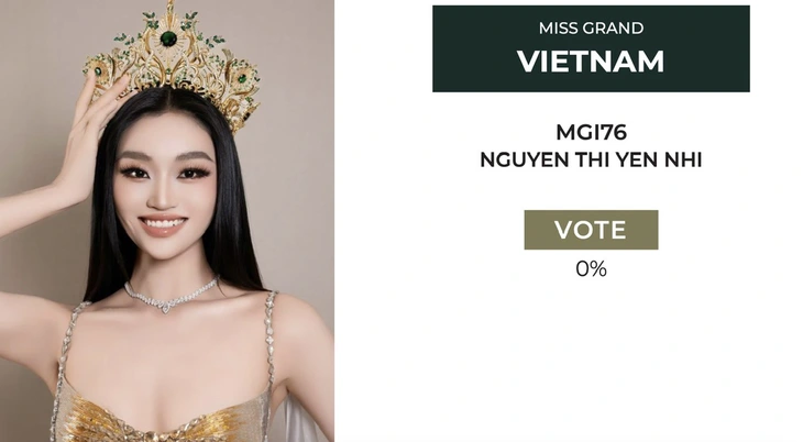 Không ai bình chọn cho Yến Nhi ở Miss Grand International 2025, do đâu? - Ảnh 1.