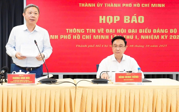 TP.HCM kiểm tra công tác chuẩn bị Đại hội đại biểu Đảng bộ TP lần thứ I - Ảnh 1.