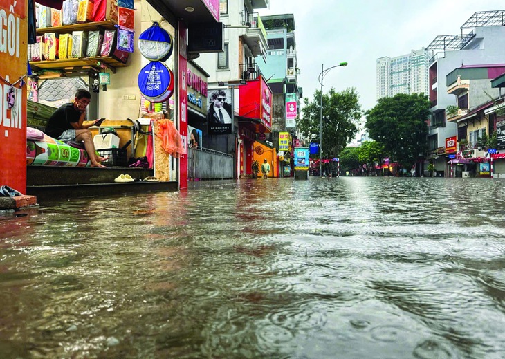 Hà nội ngập - Ảnh 7.