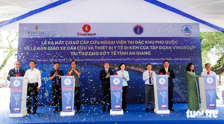 Cơ sở cấp cứu ngoại viện chuẩn quốc tế ở Phú Quốc chăm sóc sức khỏe người dân, phục vụ APEC 2027 - Ảnh 1.