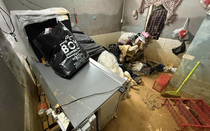 Cơ cực nửa năm được mấy bao lúa thì lụt vào ngâm mọc mầm khiến dân vùng lũ Đà Nẵng thêm khổ - Ảnh 3.