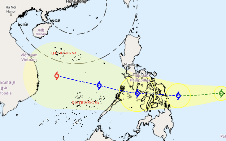 Bão Kalmaegi là cơn bão mạnh trên Biển Đông, có thể ảnh hưởng Đà Nẵng - Khánh Hòa - Ảnh 4.