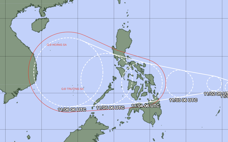 Bão Kalmaegi vừa hình thành ngoài khơi Philippines, dự báo giữa tuần sau vào Biển Đông - Ảnh 2.