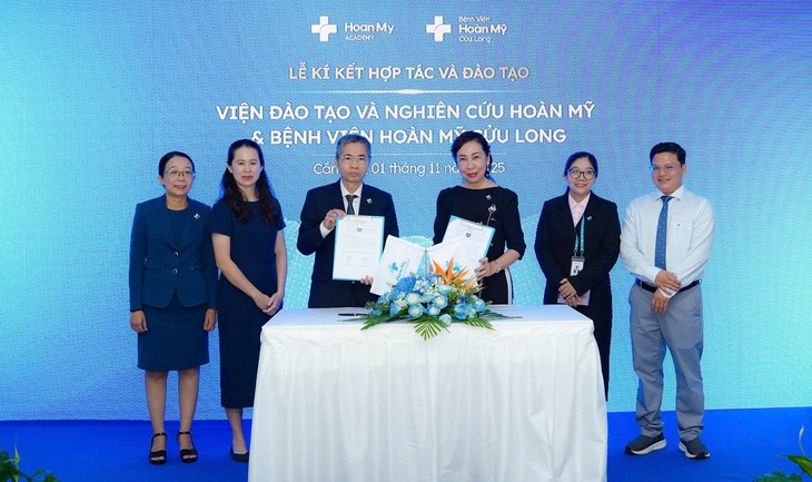 Bệnh viện Hoàn Mỹ Cửu Long hợp tác Viện đào tạo và nghiên cứu Hoàn Mỹ - Ảnh 1.