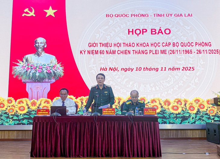 Hội thảo 60 năm Chiến thắng Plei Me sẽ được tổ chức cấp Bộ Quốc phòng - Ảnh 1.