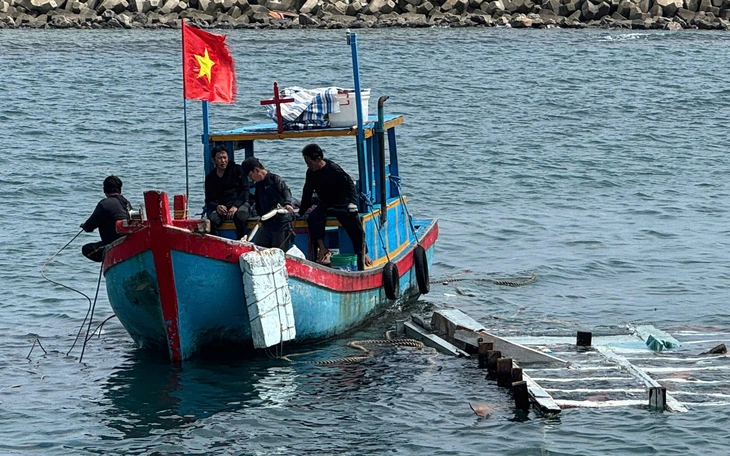Lại xuất hiện người hùng ở Quảng Ngãi lao ra dòng nước chảy xiết cứu người - Ảnh 3.