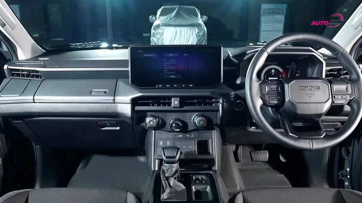 Toyota Hilux 2026 có ảnh thực tế rõ nét: Thiết kế góc cạnh hơn, nội thất như Prado, tùy chọn động cơ diesel và điện đấu Ranger- Ảnh 9. Toyota Hilux - Ảnh 8.