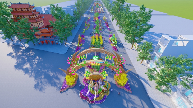 Không dùng ngân sách làm đường hoa nghệ thuật Cần Thơ 2026  - Ảnh 1.