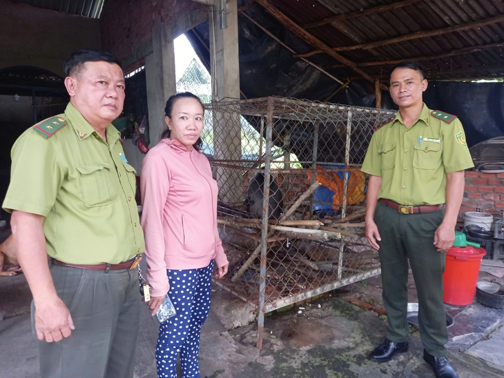 Người dân giao voọc bạc Đông Dương quý hiếm phát hiện trên sông Sài Gòn cho kiểm lâm - Ảnh 1.