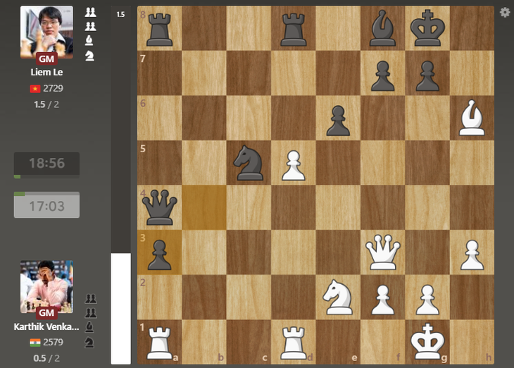 Lê Quang Liêm có trận thắng lịch sử tại World Cup cờ vua 2025 - Ảnh 3.