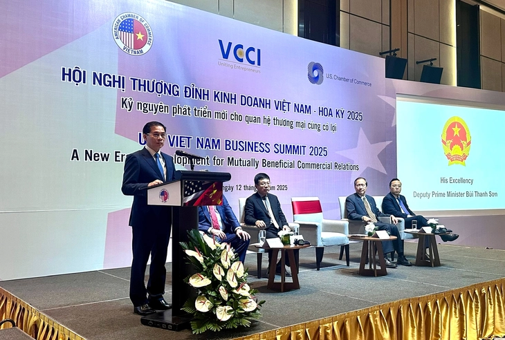 Phó thủ tướng kêu gọi doanh nghiệp Hoa Kỳ mở rộng hợp tác về bán dẫn, năng lượng, chuyển đổi số - Ảnh 1.