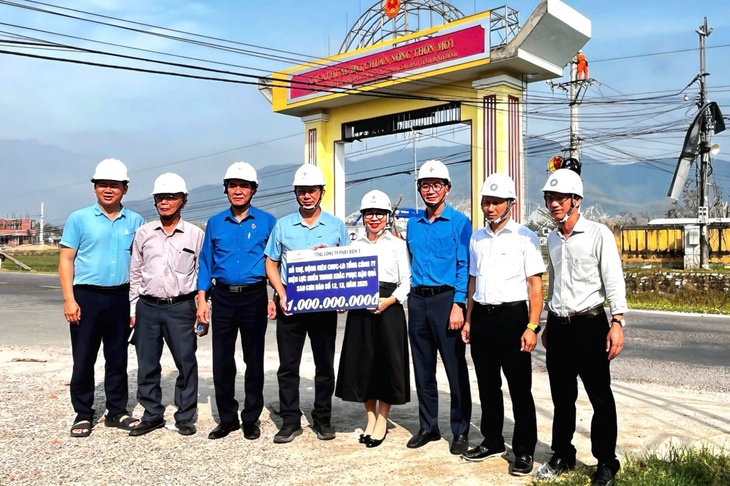 EVNGENCO3 đồng hành CBCNV khắc phục hậu quả mưa bão - Ảnh 1.