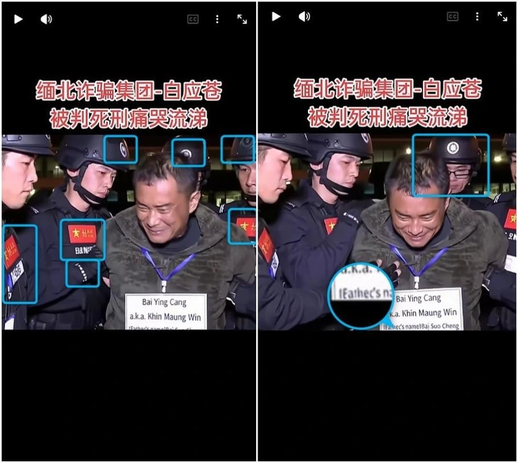 Video các tội phạm lừa đảo người Trung Quốc khóc nức nở khi bị tuyên án tử là thật hay AI? - Ảnh 2.