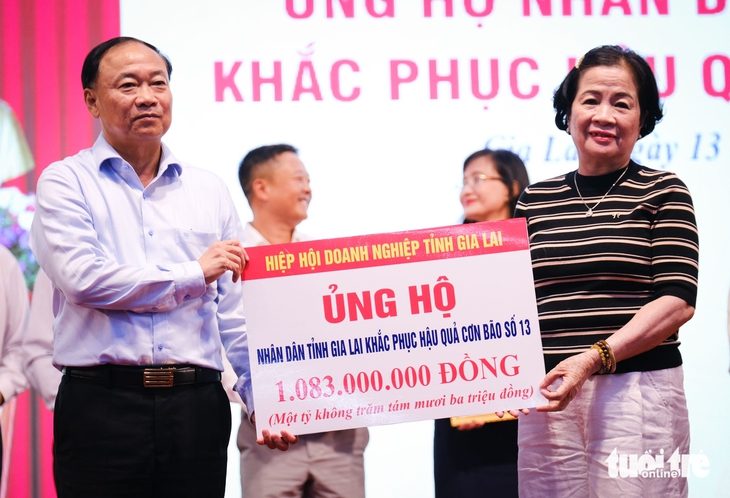 Hơn 40 tỉ đồng ủng hộ đồng bào thiệt hại trong bão số 13 tại Gia Lai - Ảnh 4.