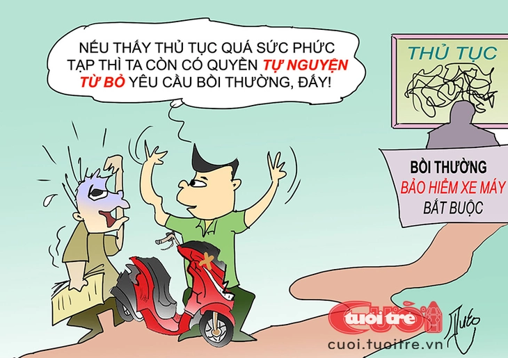 Bảo hiểm xe máy tự nguyện... từ bỏ - Ảnh 1.