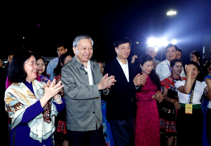 Tổng Bí thư Tô Lâm: Sức mạnh đại đoàn kết bắt đầu từ những điều gần gũi, mộc mạc - Ảnh 3. Tổng Bí thư Tô Lâm - Ảnh 3.