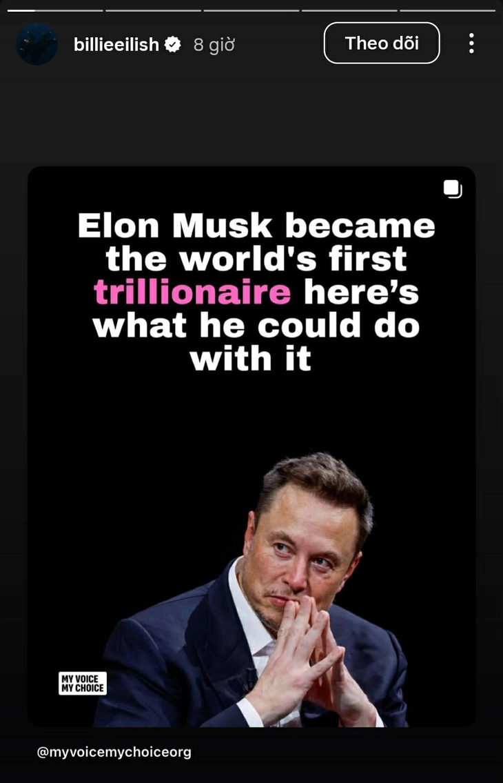 Billie Eilish không ngại 'var' thẳng tỷ phú Elon Musk - Ảnh 2. Billie Eilish - Ảnh 2.