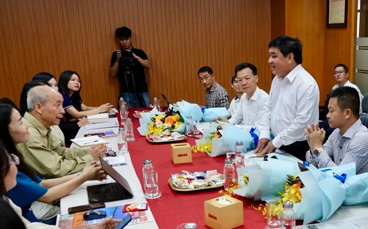 Hơn 2.000 sinh viên Trường đại học Nguyễn Tất Thành học thực hành tại báo Tuổi Trẻ - Ảnh 2.