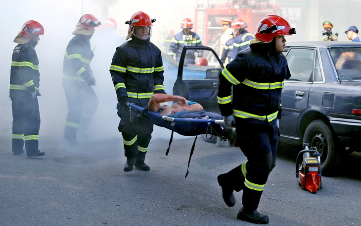 Cháy căn hộ chung cư Dream Home Palace ở TP.HCM - Ảnh 2.