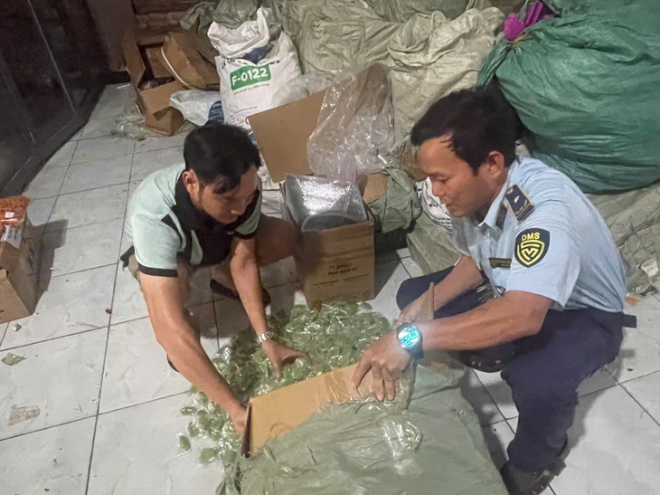 Quản lý thị trường TP.HCM thu giữ hơn 1 tấn kẹo dẻo không rõ nguồn gốc rao bán dịp Tết  - Ảnh 1.