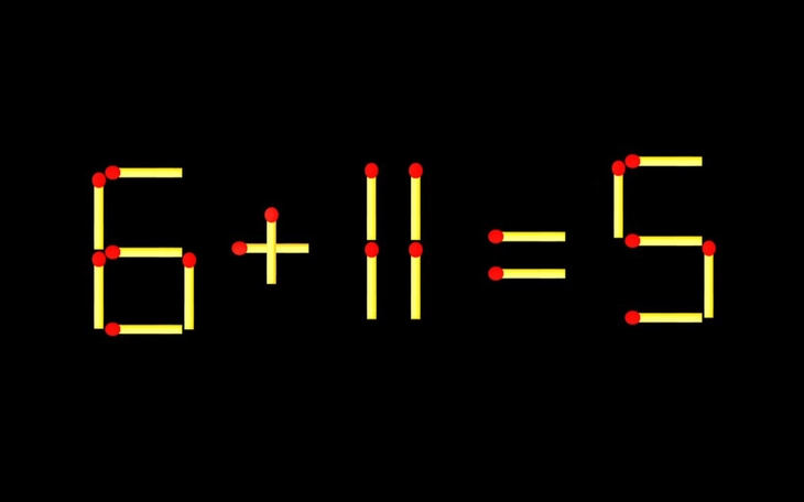 Thử tài IQ: Di chuyển một que diêm để 86+11=7 thành phép tính đúng - Ảnh 7.