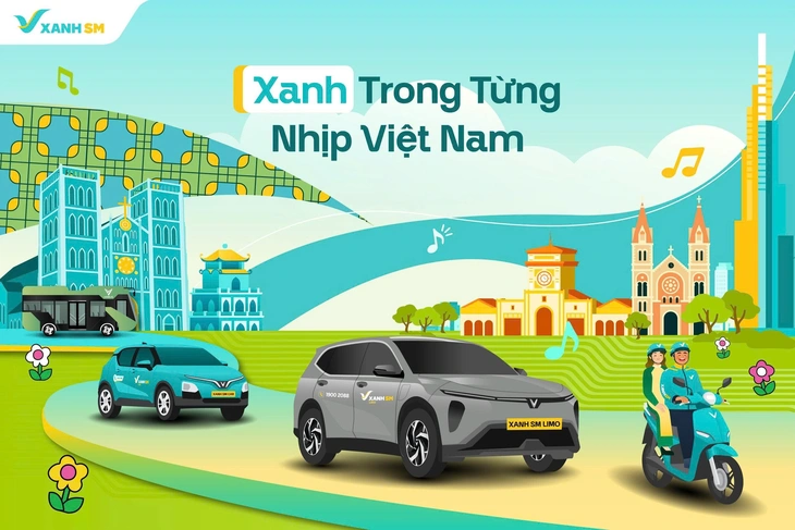 Đặt xe Xanh SM đến Ngày hội Việt Nam Xanh 2025, ưu đãi tới 15% - Ảnh 1.